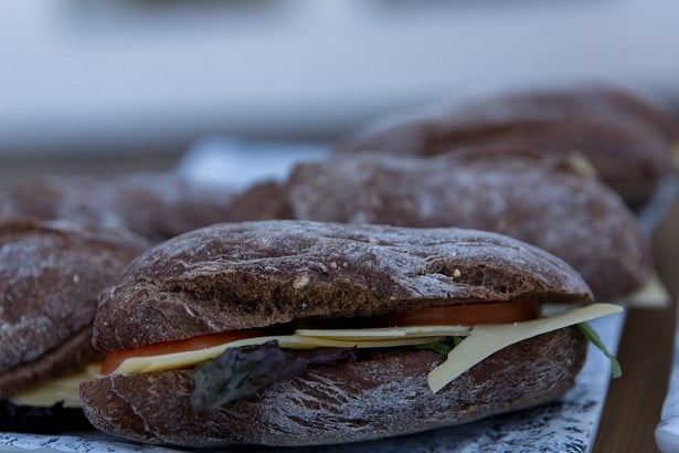 Broodjes lunch zakelijke fotografie